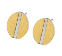 Ernstes Design Ohrstecker Stecker Ohrringe E750 Edelstahl vergoldet