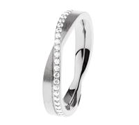 Ernstes Design Ring R766 Edelstahl 3.5 mm Zirkonia