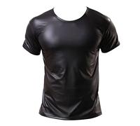Erotische Herren Unterwäsche Sexy Dessous Herren für Sex Spitzenslip Mens Fashion Casual Solid Color Sexy Mantel Sexy Ledermantel Kleidung Kurzarm Dessous Herren Sexy Unterwäsche