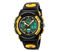 errcom Kinderuhr Jungen Mädchen Digitaluhren, Kinder Sport 5 ATM wasserdicht Digital Uhren mit Alarm/Timer/EL Licht, Blau Kinderuhren Outdoor Armbanduhr für Jugendliche Jungen Mädchen