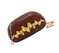 ERRORY Modische Umhängetasche für Damen, kleine Abendtasche, Clutch, Schultertasche, für Hochzeit, Party, Geschenke, Abendtaschen, Party, Cocktail, Geldbörsen und Handtaschen, braun, One Size