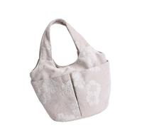 ERRORY Stilvolle Eimertasche mit mehreren Taschen, Damen-Tragetasche, weiche Handtaschen-Druckknöpfe, schnelles Einstieg, ideal für Arbeit und Reisen, schnell zugängliche Handytasche, beige