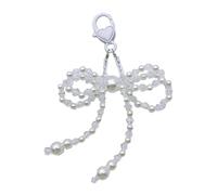 ERRORY Süßer, cooler Anhänger mit Kristallperlen, Schleife, Charm-Anhänger, Handyanhänger, Taschenanhänger, Dekoration für Schlüssel, Tasche, Geldbörse, Telefon, Schlüsselanhänger für Schlüssel