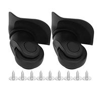 Ersatz Gepäck Räder,1 Paar Universal Kofferräder,Kofferräder Rollen Koffer Gepäckräder Gepäck Schwenkräder Rollen Rad Links und Rechts Räder für Trolley-Koffergepäck Für Outdoor Zubehör Ersatz