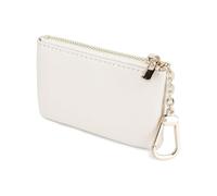 Ersatz-Münzgeldbörse, Mini-Geldbörse mit Schlüsselanhänger, Ring, Reißverschluss, modische Tasche, Schlüsselanhänger, Anhänger, Leder, Klassische Handtasche, Weiß, 1 Stück - Geldbörse für Damen