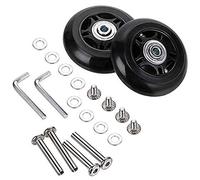 Ersatz Rollen für Koffer Gummi Rollen Räder Ersatz Wheels Rad für Trolley Samsonite Hartschalenkoffer Rollen mit kugellager Ersatzteile Reparatur Set (60 * 6 * 18mm A: 30mm und 35mm)