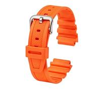 Ersatz Uhrenarmband 18mm Kunststoff kompatibel mit Casio AE-1000W AE-1200 AE-1300 AEQ-110W AQ-S800W MRW-200H SGW-300H SGW-400H W-216H W-218H | Orange