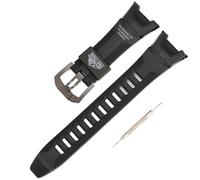Ersatz-Uhrenarmband aus Kunstharz für Casio PRG-110Y/C PRW-1500Y, 18 mm, geeignet für Damen und Herren
