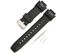 Ersatz-Uhrenarmband aus Resin für Casio Protrek PRG-270 PRG-250 PRG-500 PRW-2500 PRW-3500 PRW-5100 Zubehör für Männer und Frauen, 16 mm, Silikon, Achat
