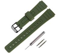 Ersatz-Uhrenarmband aus TPU für Casio F-91W/F-84/F-94/F-105/F-108/A-158, für Damen und Herren, 16mm, Silikon, Achat