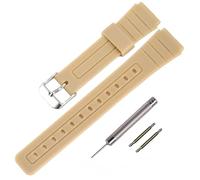 Ersatz-Uhrenarmband aus TPU für Casio F-91W/F-84/F-94/F-105/F-108/A-158, für Damen und Herren, 16mm, Silikon, Achat