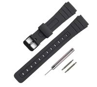 Ersatz-Uhrenarmband aus TPU für Casio F-91W/F-84/F-94/F-105/F-108/A-158, für Damen und Herren, 22 millimeters, Silikon, Achat