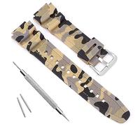 Ersatz-Uhrenarmband für Casio AQ- S800W SGW-300H MRW-200H AE-1200 W-800H W-735H, wasserdicht, Naturharz, Camouflage Beige