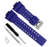 Ersatzarmband aus Naturharz für Casio G-Shock Herren-Armbanduhr GD120/GA-100/GA-110/GA-100C (Blue)