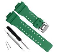 Ersatzarmband aus Naturharz für Casio G-Shock Herren-Armbanduhr GD120/GA-100/GA-110/GA-100C (Green)