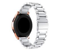 Ersatzarmband Kompatibel mit Fossil Damen Q Venture HR Gen 4 Armband, 18mm Edelstahl Metal Uhrenarmband für Fossil Damen Q Venture HR Gen 4 (Silver, One Size)