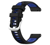 Ersatzarmband Kompatibel mit Fossil Damen Q Venture HR Gen 4 / Gen 3 Armbänder 18mm Silikon Armband Uhrenarmbänder für Herren Damen (Dark Blue, One Size)