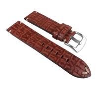 Ersatzband Antik-Kroko-Optik Leder braun 24935S