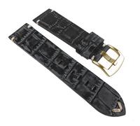 Ersatzband Antik-Kroko-Optik Leder schwarz Graf 24967G/P