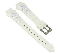 Ersatzband Damen Kunststoff weiß/ lila Calypso K5624/8