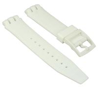 Ersatzband Silikon weiß 21mm passend zu Swatch Irony 27184