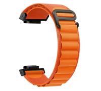 Ersatzband Uhrenarmband 16mm Nylon Loop kompatibel mit Casio G-Shock GA-100 GA-110 GA-120 GD100 DW5600 G-5600 GW-M5610 GLS-8900 | Orange