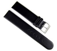 Ersatzband Uhrenarmband Leder Kalb-Waterproof schwarz 18mm 17604S