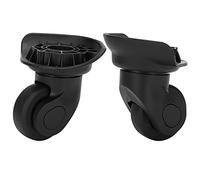 Ersatzräder, Gepäckräder, Ersatz-Set, Schwarz, PP, Haustier, Outdoor, Einreihig, Universalrad, Koffer, Deichselbox, Gepäckkoffer, Zubehör