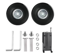 Ersatzrollen für Koffer gummirollen Räder 50x18mm Ersatzrollen für Koffer Ersatzrollen Kofferrollen Ersatzrollen Räder Ersatz Wheels Rad Gummi Ersatz Wheels für Gepäck Koffer Trolleys Ersatzrad