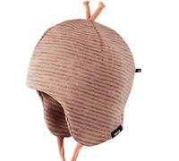 Erstlingsmütze Wolle Seide Doppellagig apricot 39