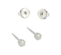 Erstohrstecker Chirurgenstahl Sterile Ohrstecker Ohrringe mit Blume 4mm