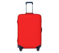 ERTYBD Blaugrüne Gepäckabdeckung, waschbare Kofferbezüge, modische Gepäckbezüge, kratzfester Koffer-Schutz, Rot, rot, L