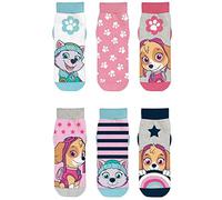 Erve PAW PATROL Socken Set 6 Paar Mädchensocken kurze Kindersocken Kinder Strümpfe für Mädchen SNEAKERSOCKEN Gr. 23 24 25 26 27 28 29 30 31 32 33 34 (31/34), PAWPATROL-SOCKEN-6ER, Mehrfarbig