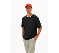 ERWAAN LINO | Strickshirt aus Leinen-Mix - schwarz (XXL)