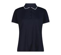 Erweiterbares Piqué-Poloshirt Damen CMP Noir 2XL