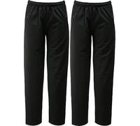 Erwin Müller Sweat Damen-Freizeithose, lang im 2er-Pack 20 schwarz