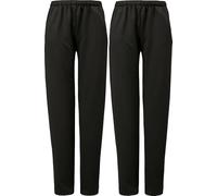 Erwin Müller Sweat Damen-Freizeithose, lang im 2er-Pack 23 schwarz