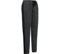 Erwin Müller Interlock-Jersey Damen-Freizeithose, lang 44 / 46 anthrazit meliert-schwarz