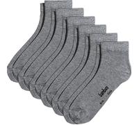 Erwin Müller Damen-Kurzsocken 6 Paar 35 - 38 grau