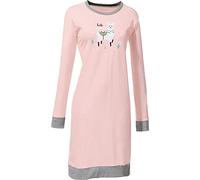 Erwin Müller Damen Nachthemd, Nachtkleid, Nachtwäsche Single-Jersey, Lama, Alpaka rosa Größe 36/38, bequemer Schnitt, weich und anschmiegsam