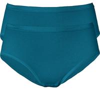 Erwin Müller Damen-Slip im 2er-Pack gruen/blau 46 / 48