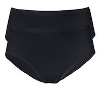 Erwin Müller Damen-Slip im 2er-Pack 38 / 40 schwarz