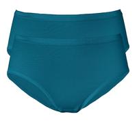 Erwin Müller Damen-Slip im 2er-Pack gruen/blau 46 / 48