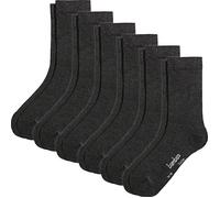 Erwin Müller Damen-Socken 6 Paar 39 - 42 anthrazit