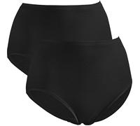 Erwin Müller Damen-Taillenslip im 2er-Pack schwarz 38