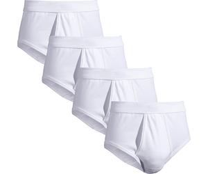 Erwin Müller Doppelripp Herren-Slip im 4er-Pack 7 weiß