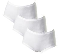 Erwin Müller Feinripp Damen-Taillenslip im 3er-Pack 52 weiß