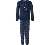 Erwin Müller Frottee Kinder-Schlafanzug 98 / 104 marine