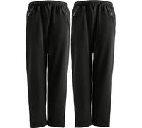 Erwin Müller Sweat Herren-Freizeithose im 2er-Pack schwarz 27