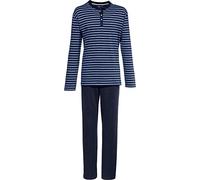 Erwin Müller Single-Jersey Herren-Schlafanzug 54 marine